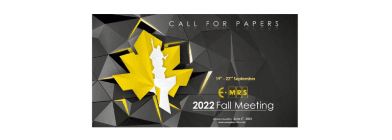2022 European Materials Research Society Fall Meeting