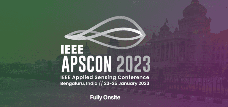 Invited Speaker at IEEE Applied Sensing Conference 2023