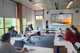 TRANSLATE team at an ongoing session in the Final general Assembly meeting